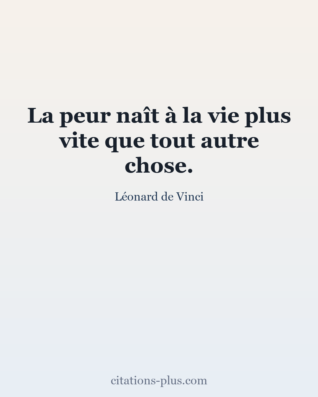 Carte Premium clair — Léonard de Vinci
