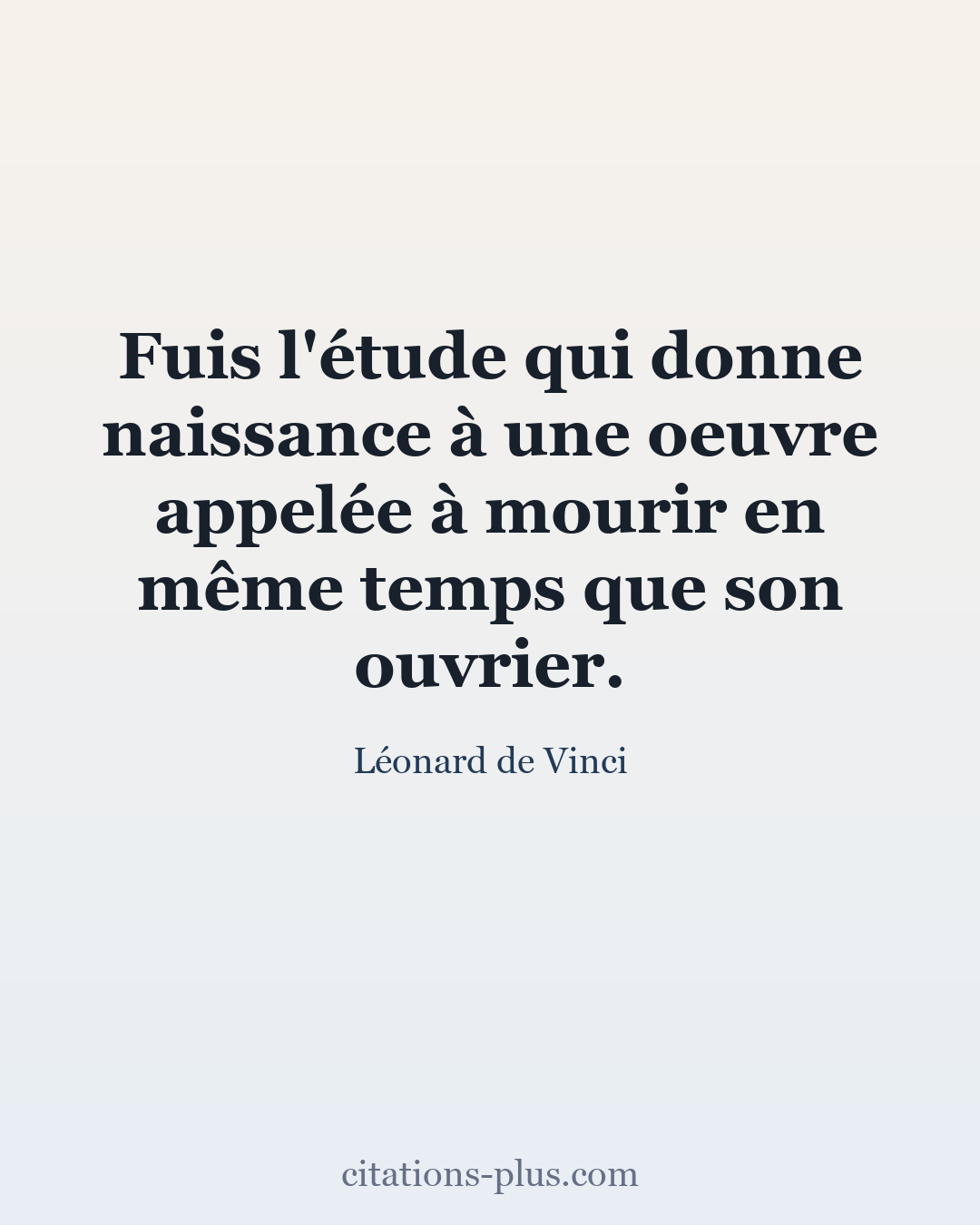 Carte Premium clair — Léonard de Vinci