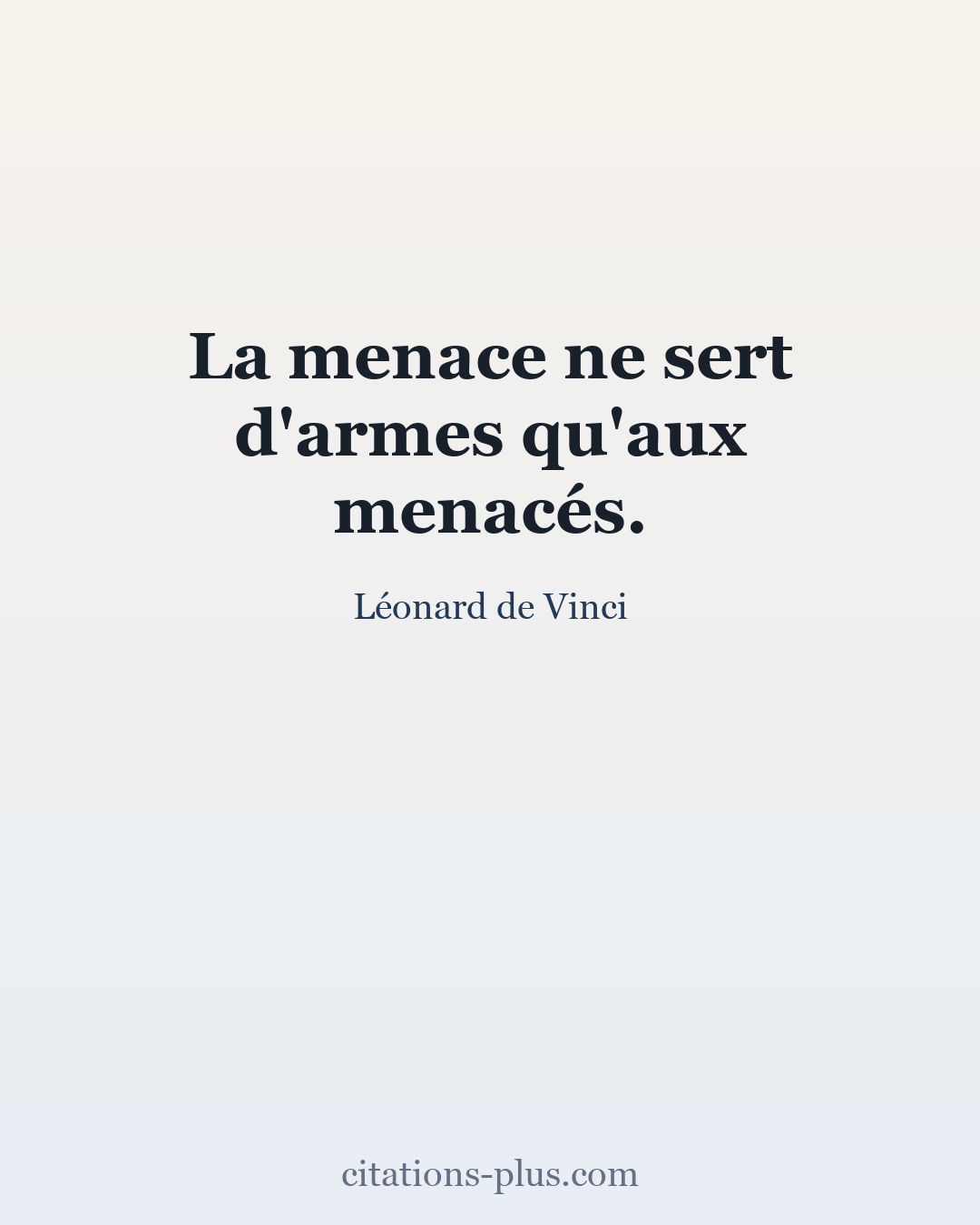 Carte Premium clair — Léonard de Vinci