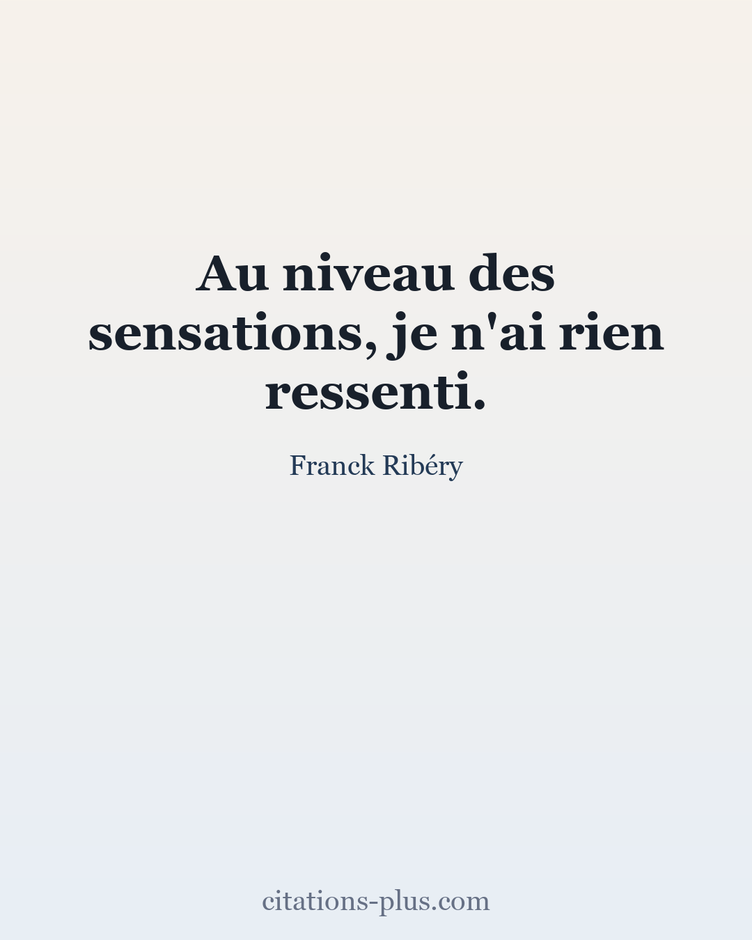 Carte Premium clair — Franck Ribéry