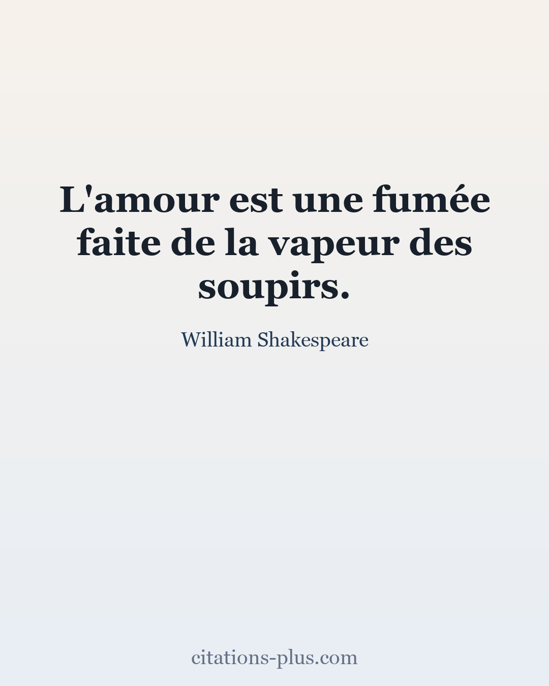 Carte Premium clair — William Shakespeare