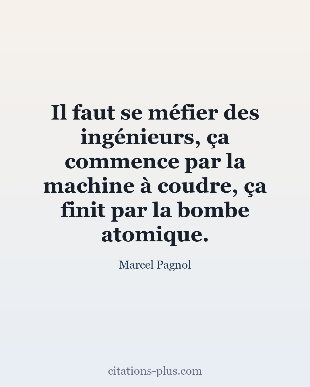 Carte Premium clair — Marcel Pagnol
