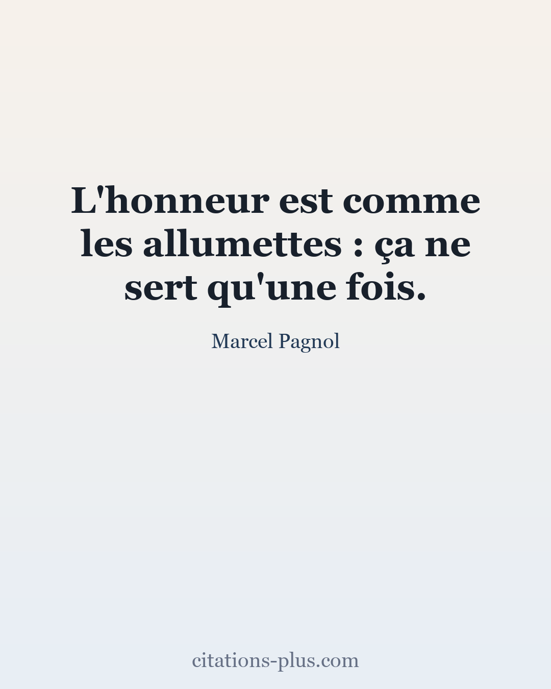 Carte Premium clair — Marcel Pagnol