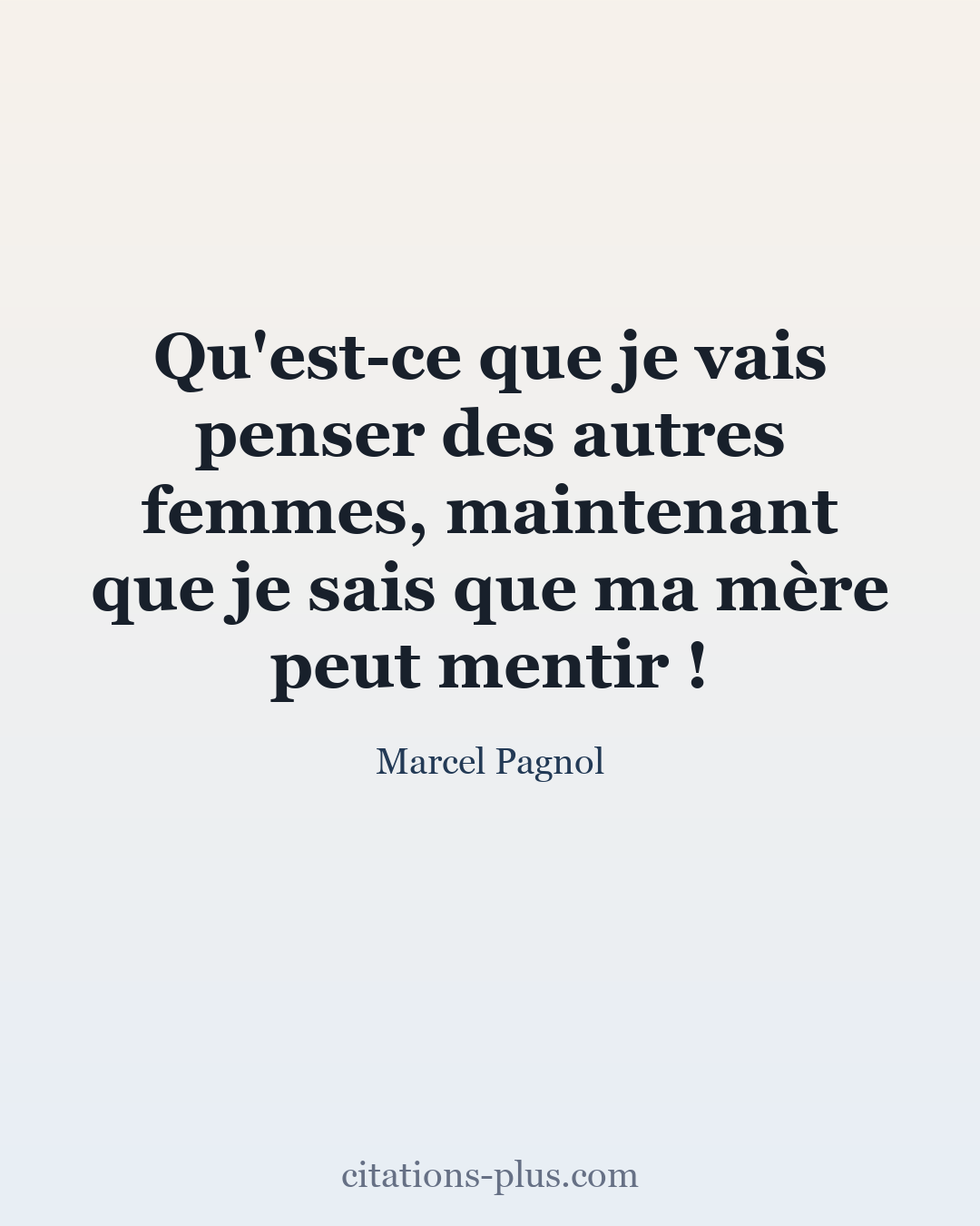 Carte Premium clair — Marcel Pagnol