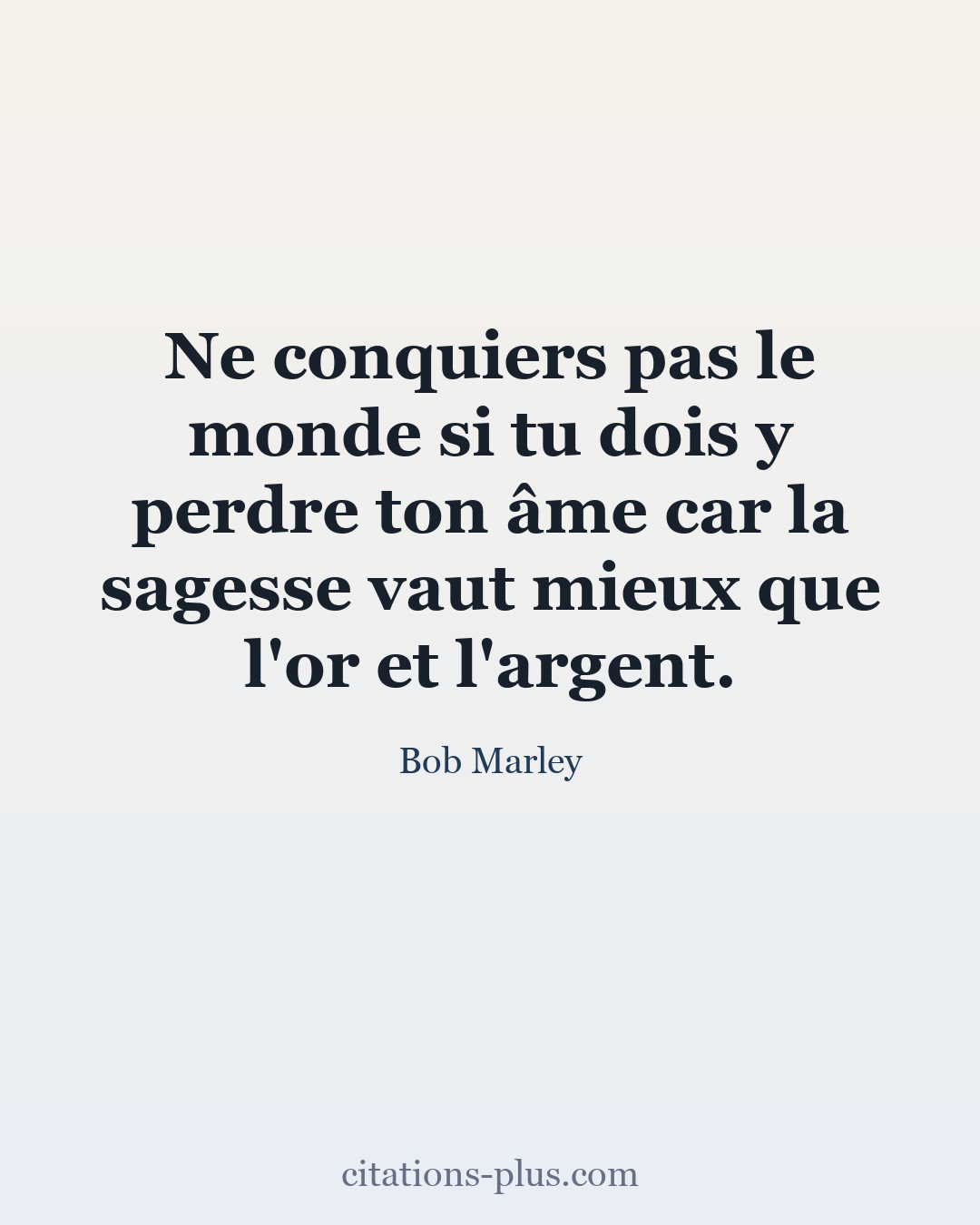 Carte Premium clair — Bob Marley