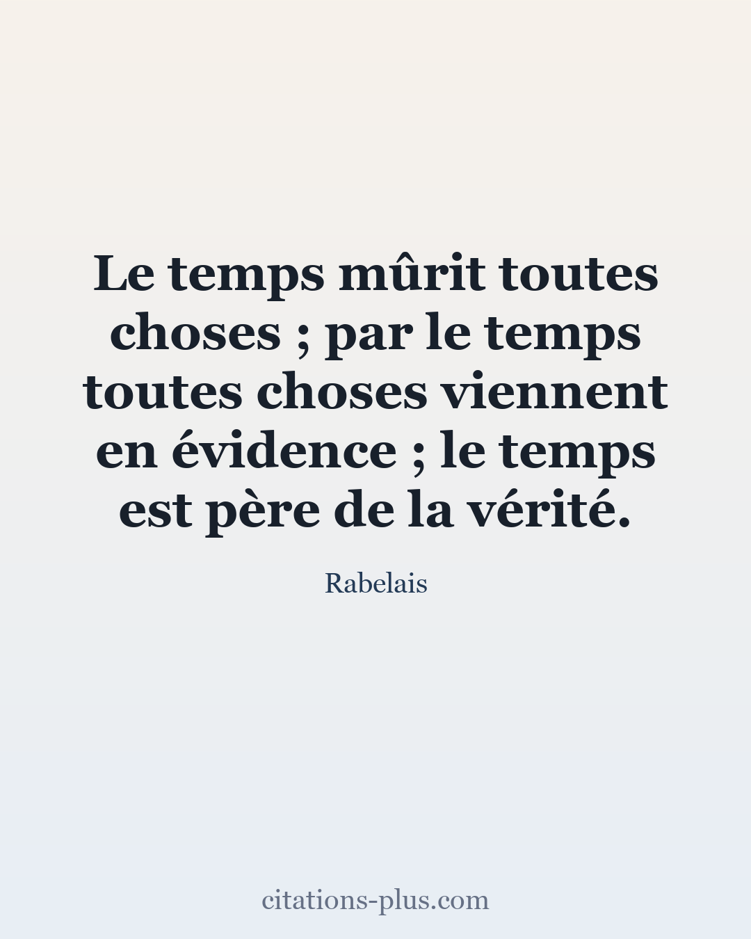 Carte Premium clair — Rabelais