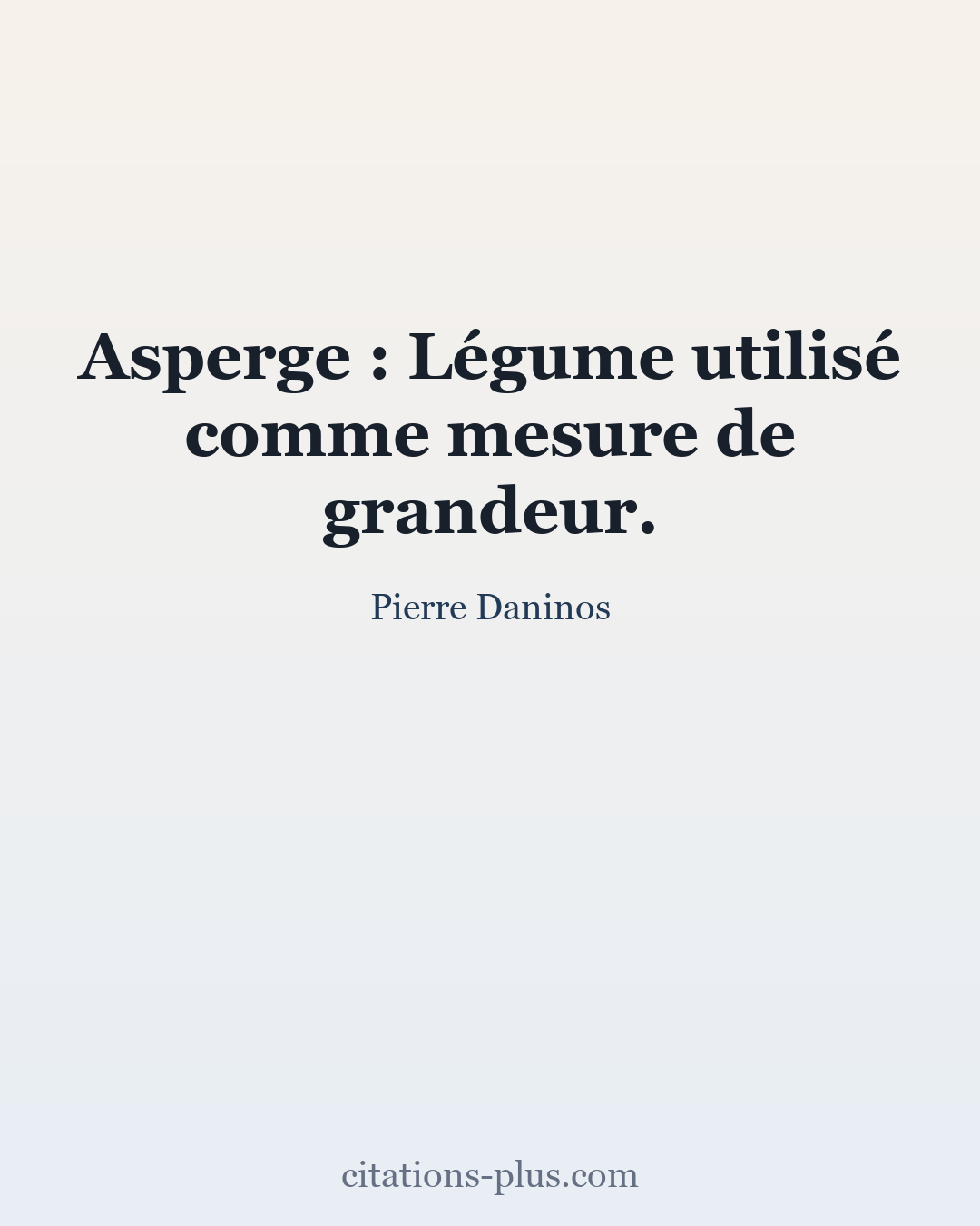 Carte Premium clair — Pierre Daninos