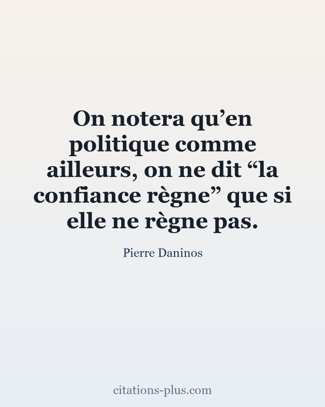 Carte Premium clair — Pierre Daninos