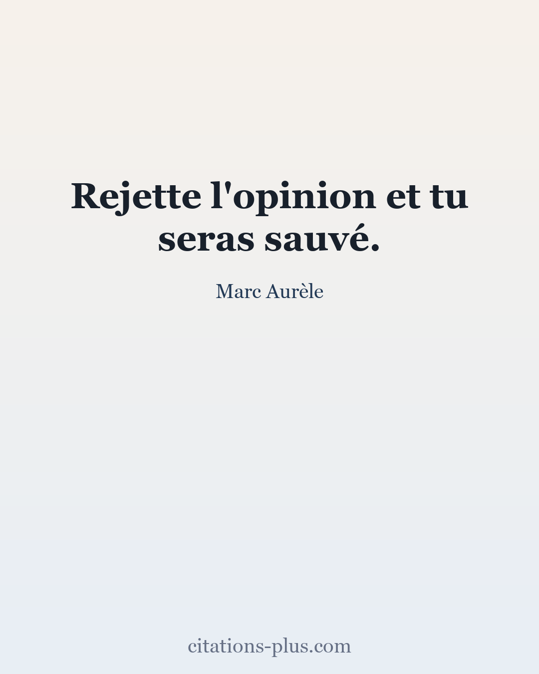 Carte Premium clair — Marc Aurèle