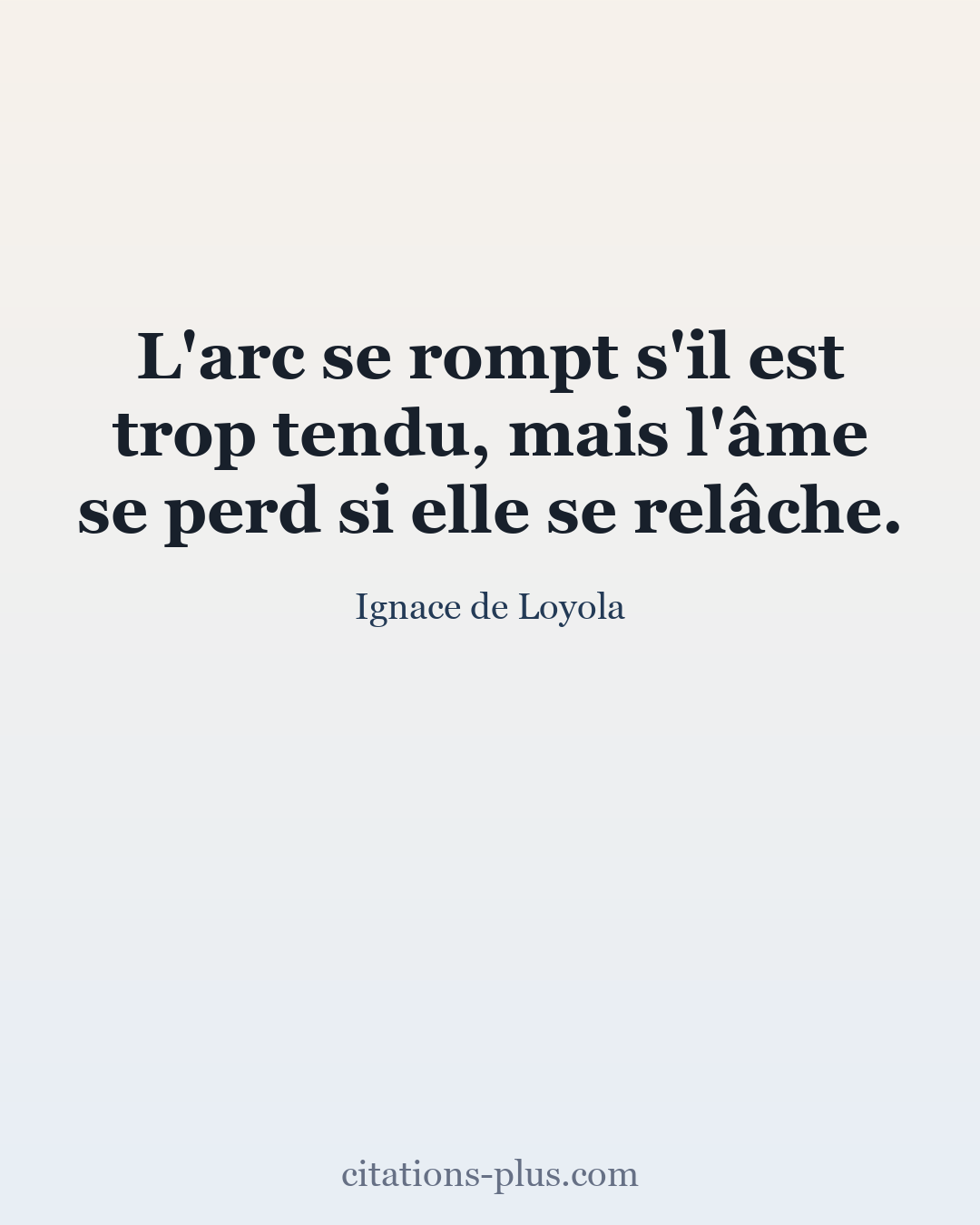 Carte Premium clair — Ignace de Loyola