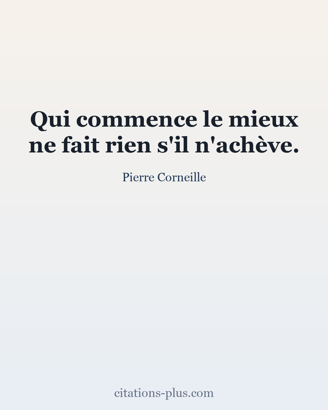 Carte Premium clair — Pierre Corneille