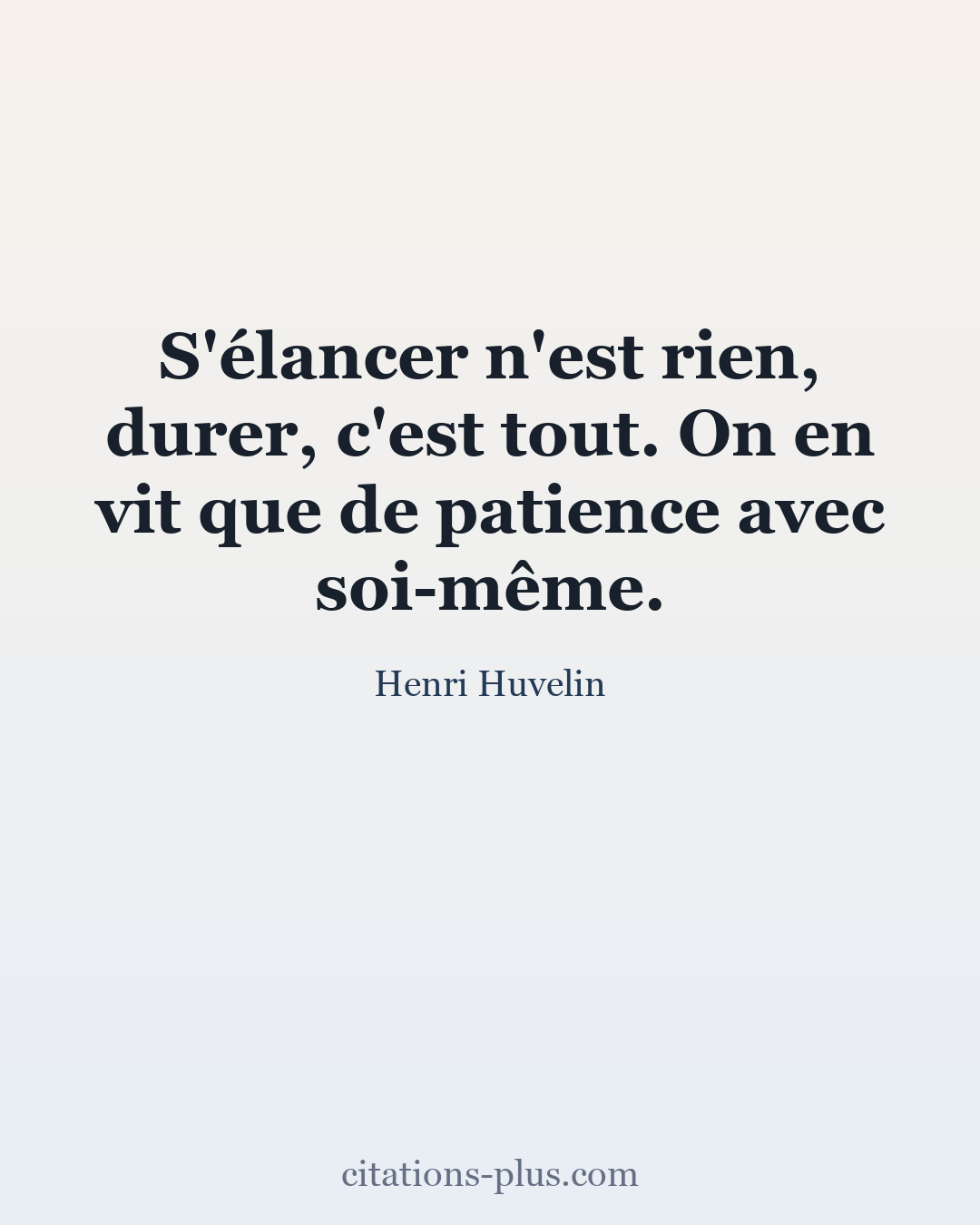 Carte Premium clair — Henri Huvelin
