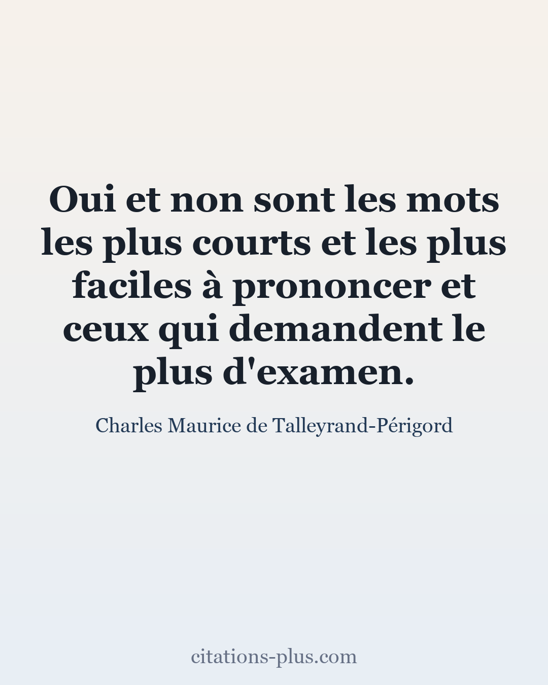 Carte Premium clair — Charles Maurice de Talleyrand-Périgord