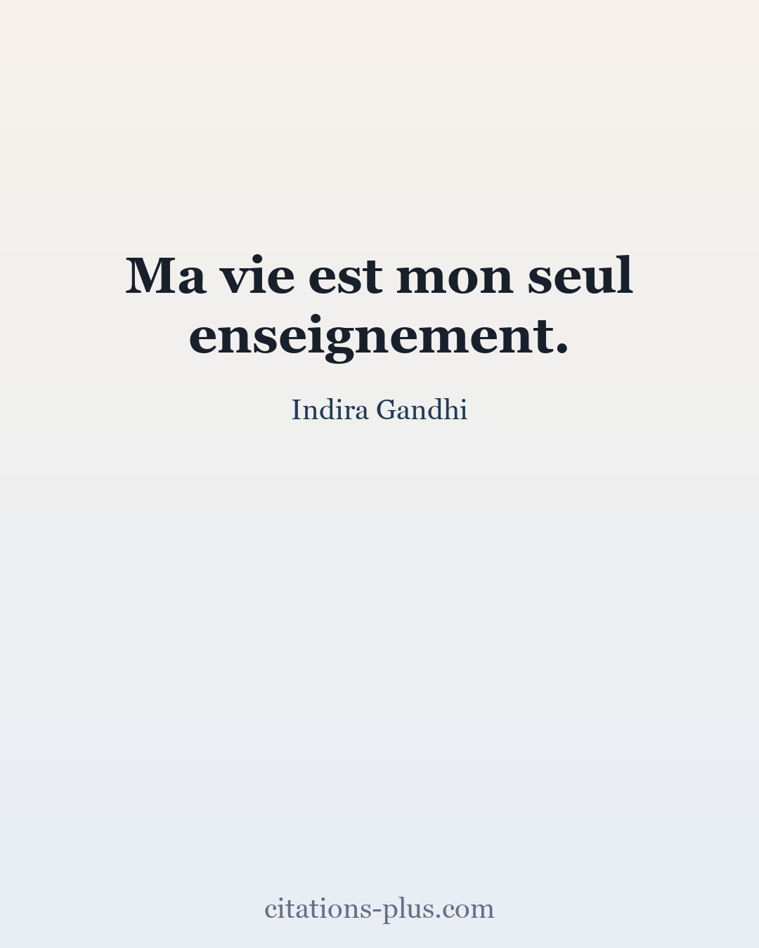 Carte Premium clair — Gandhi