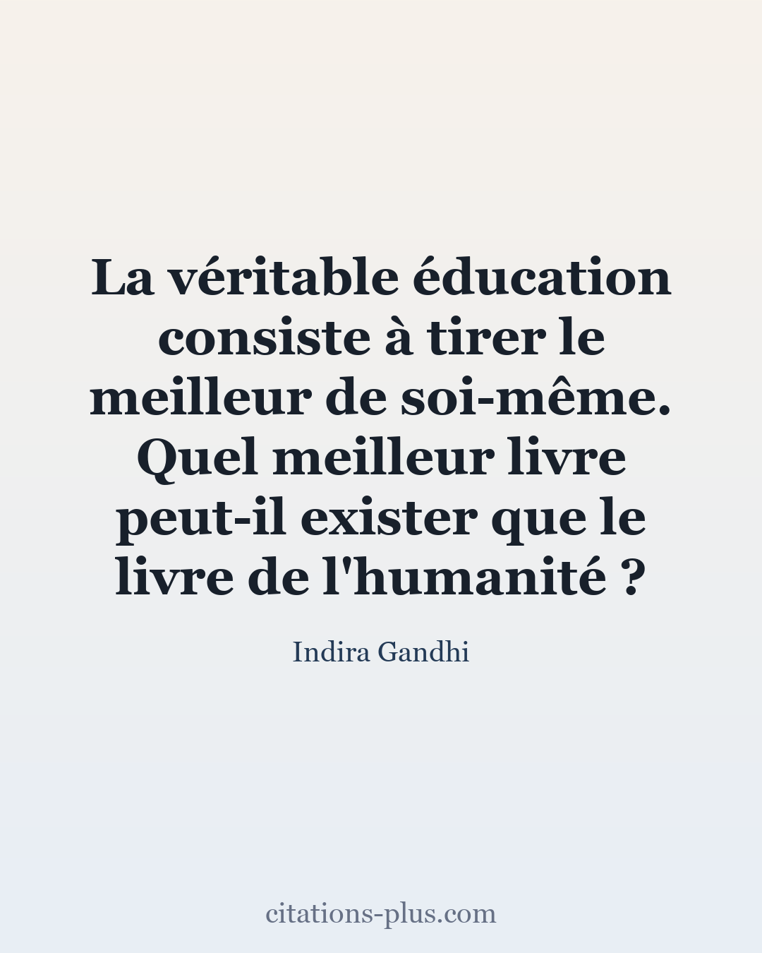 Carte Premium clair — Gandhi