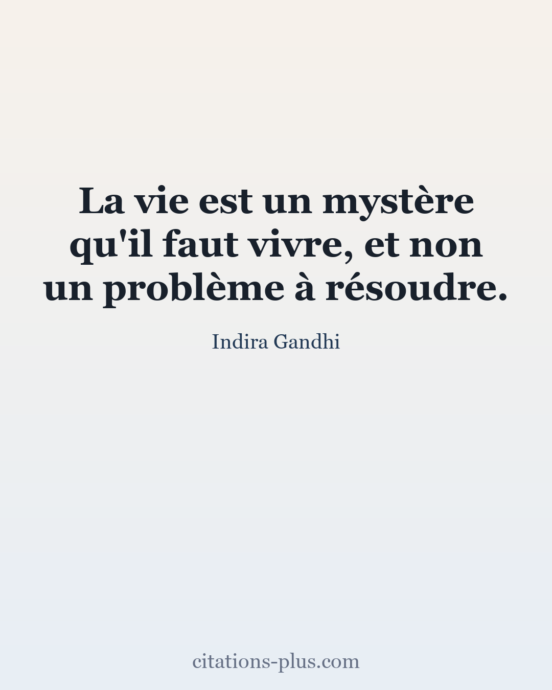 Carte Premium clair — Gandhi
