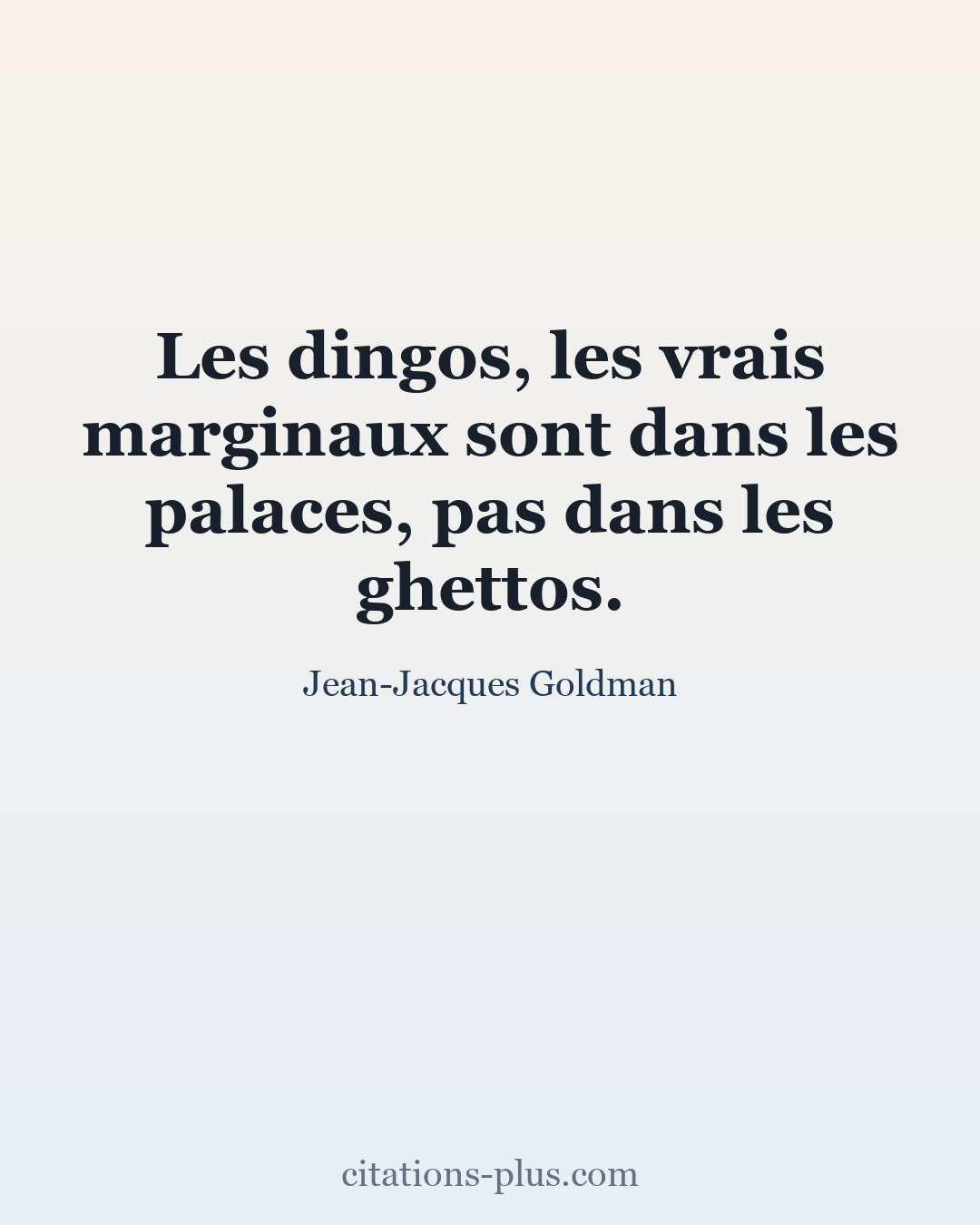 Carte Premium clair — Jean-Jacques Goldman