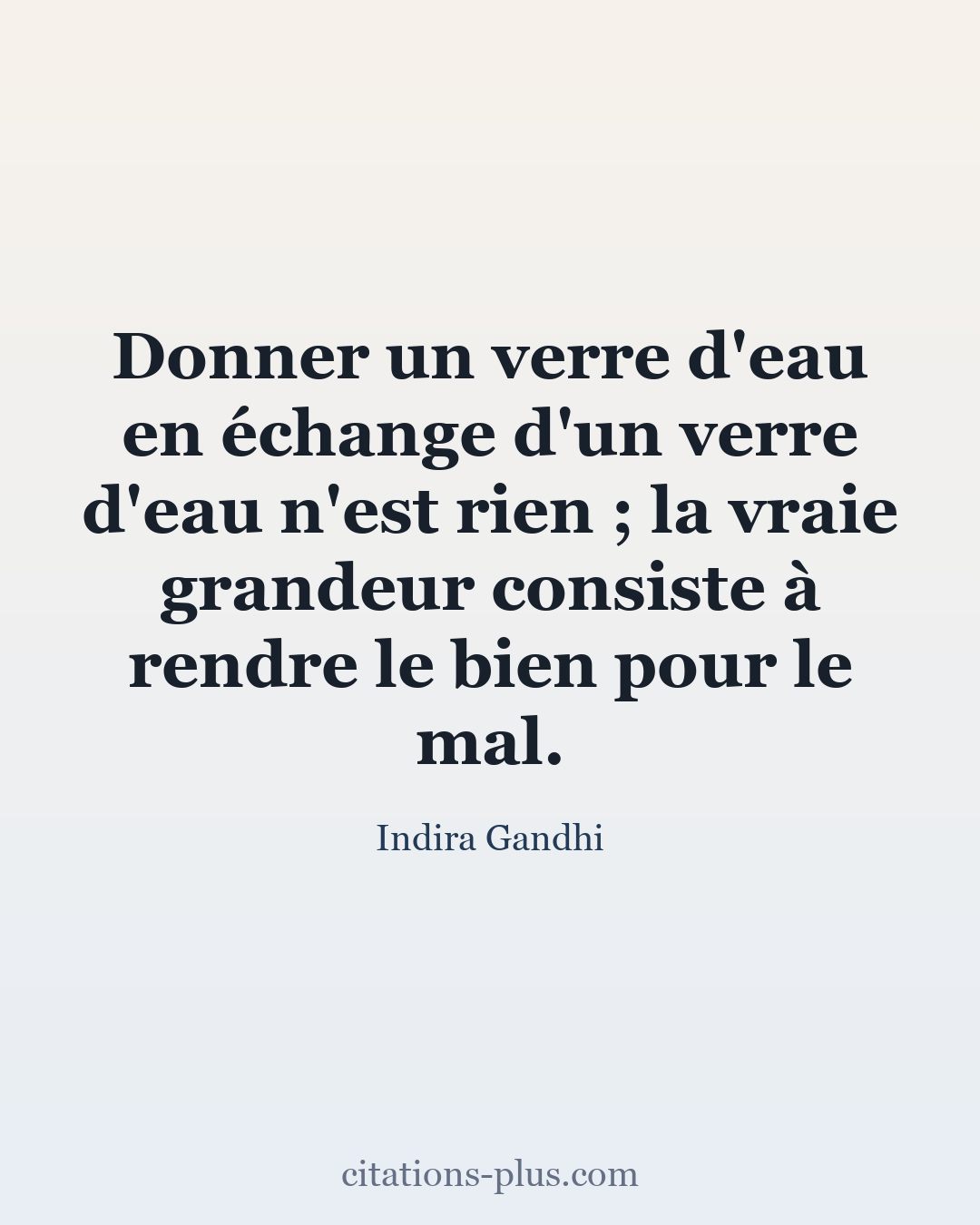 Carte Premium clair — Gandhi