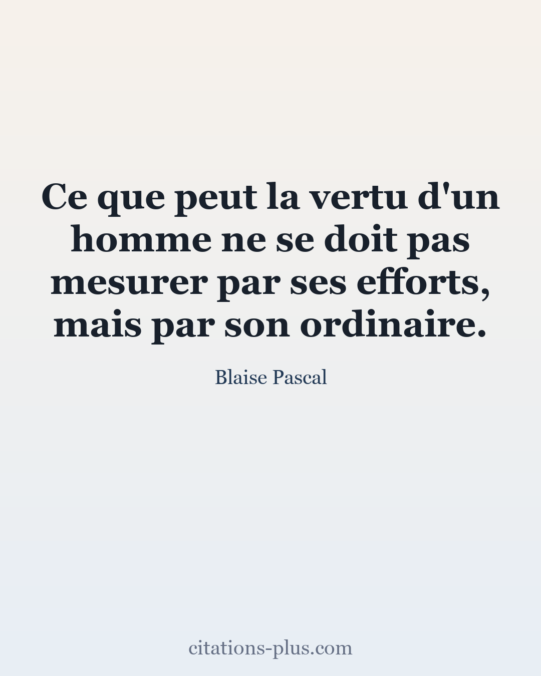 Carte Premium clair — Blaise Pascal