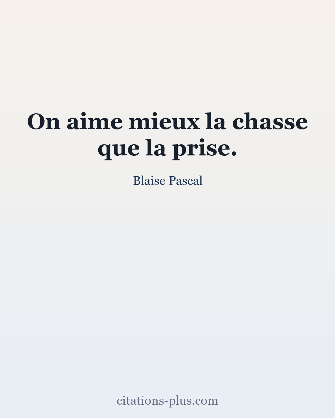Carte Premium clair — Blaise Pascal