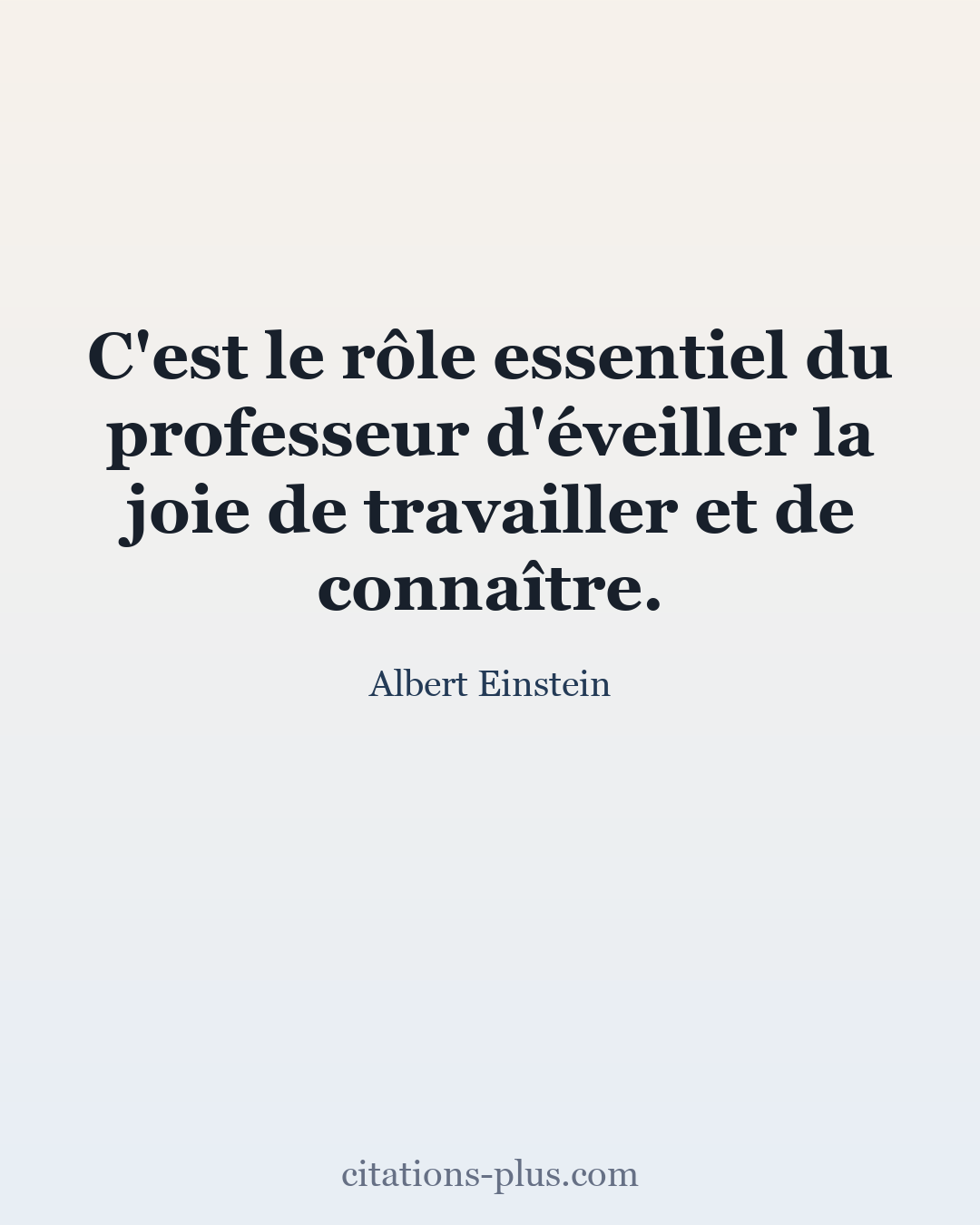 Carte Premium clair — Albert Einstein