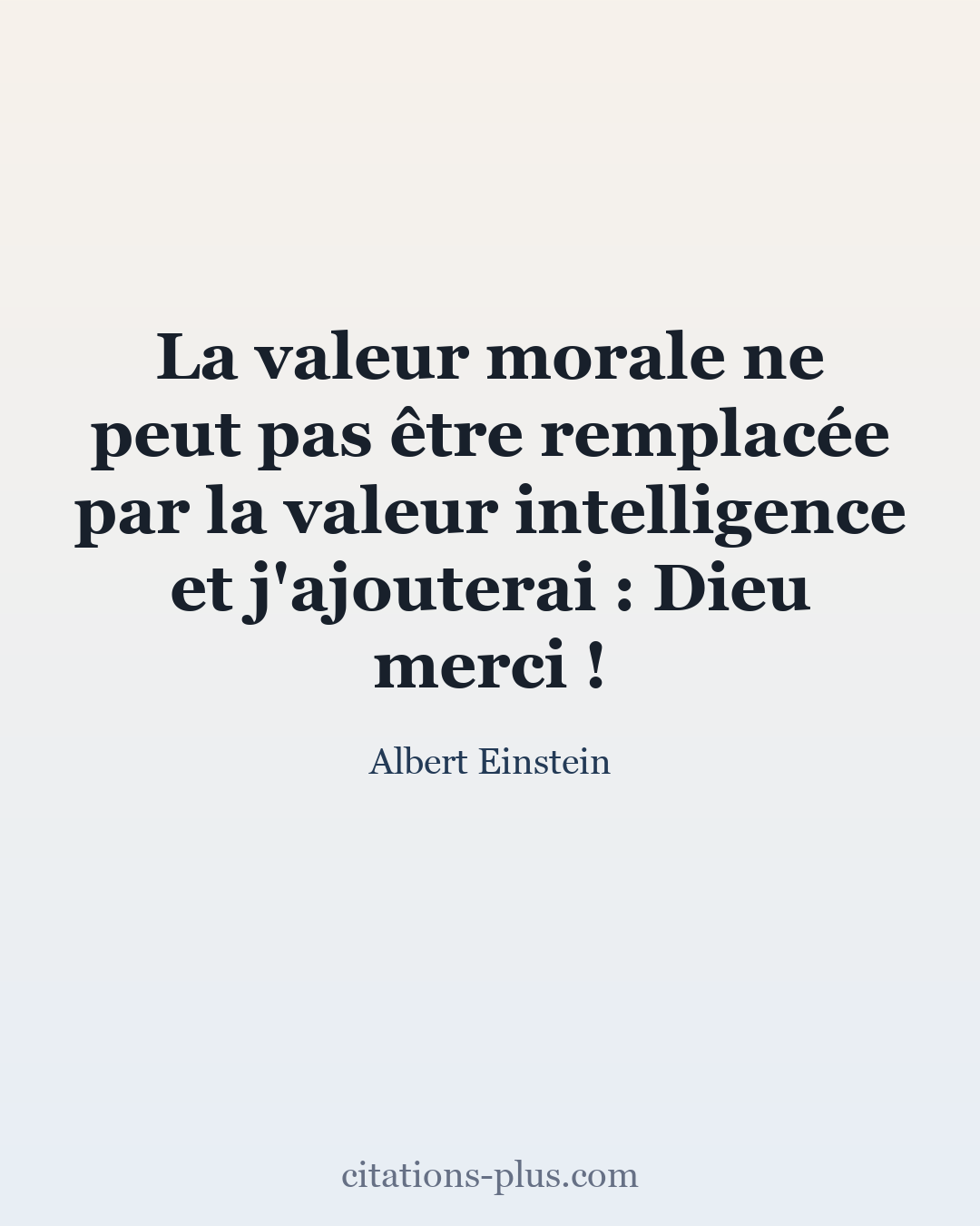 Carte Premium clair — Albert Einstein