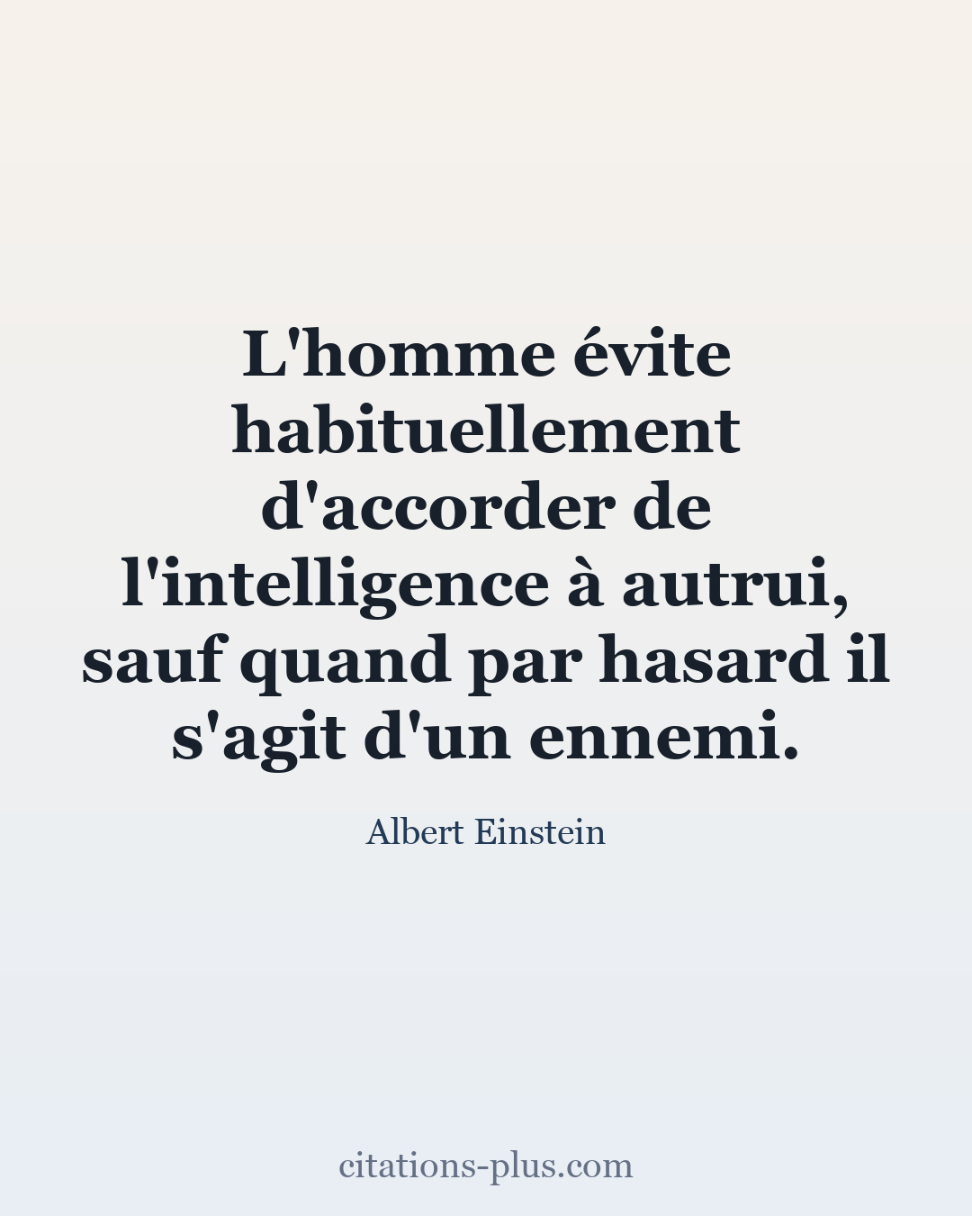 Carte Premium clair — Albert Einstein