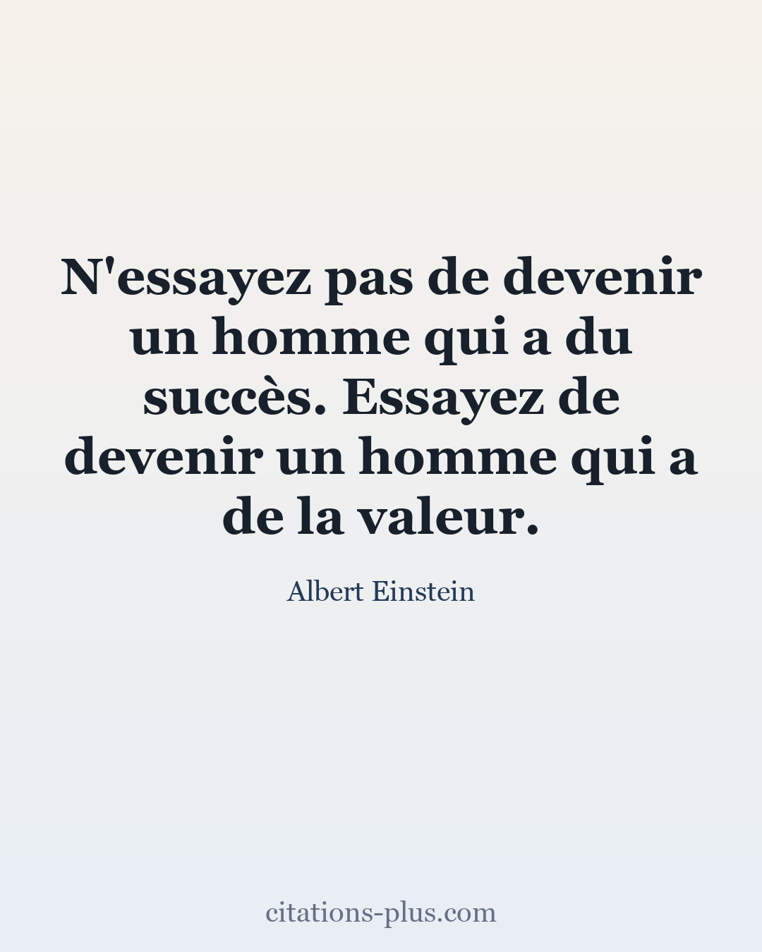 Carte Premium clair — Albert Einstein