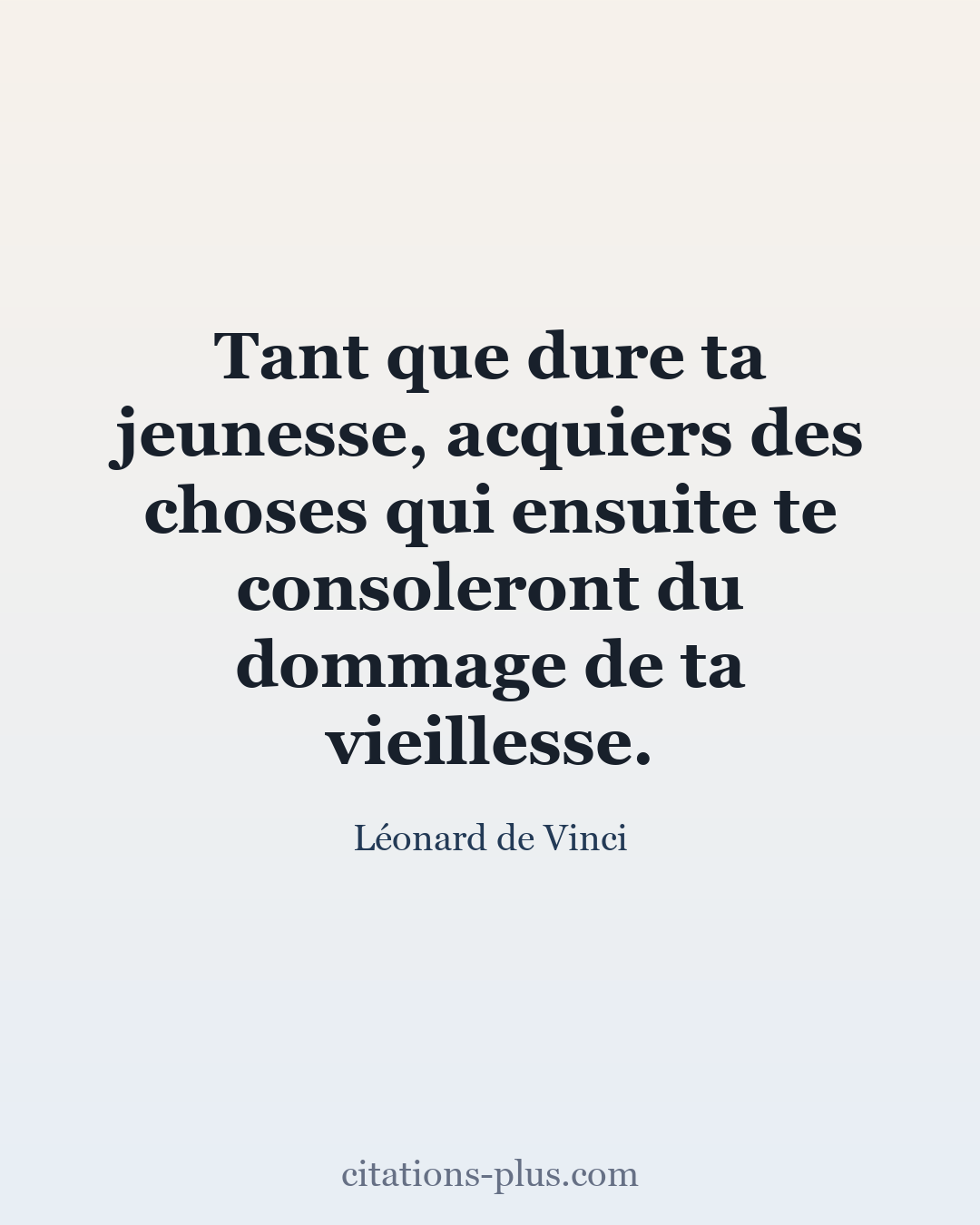 Carte Premium clair — Léonard de Vinci