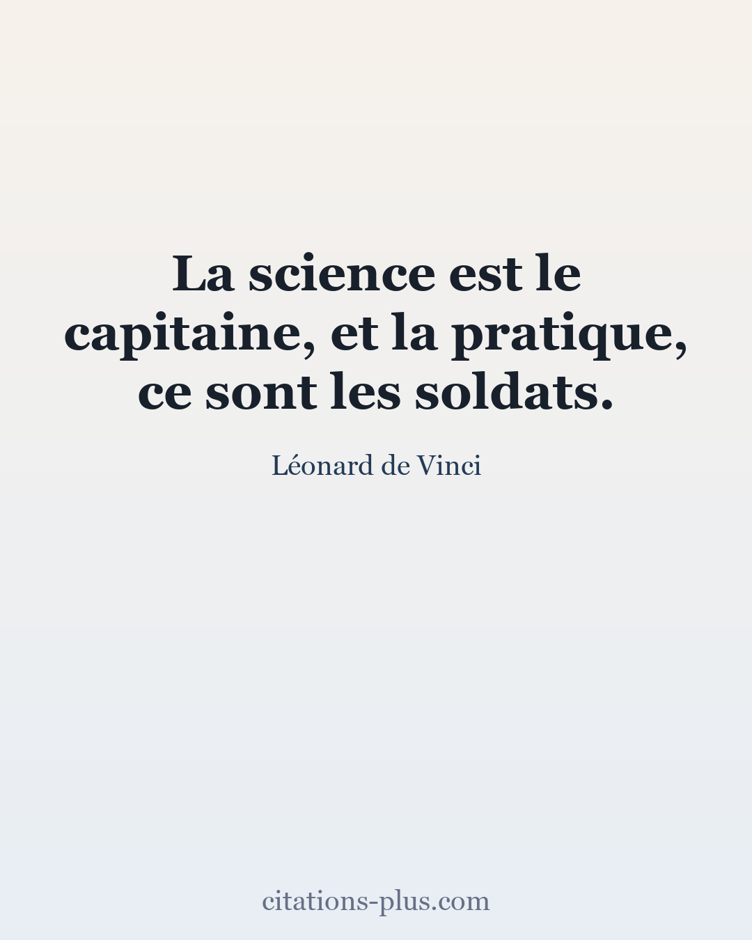 Carte Premium clair — Léonard de Vinci