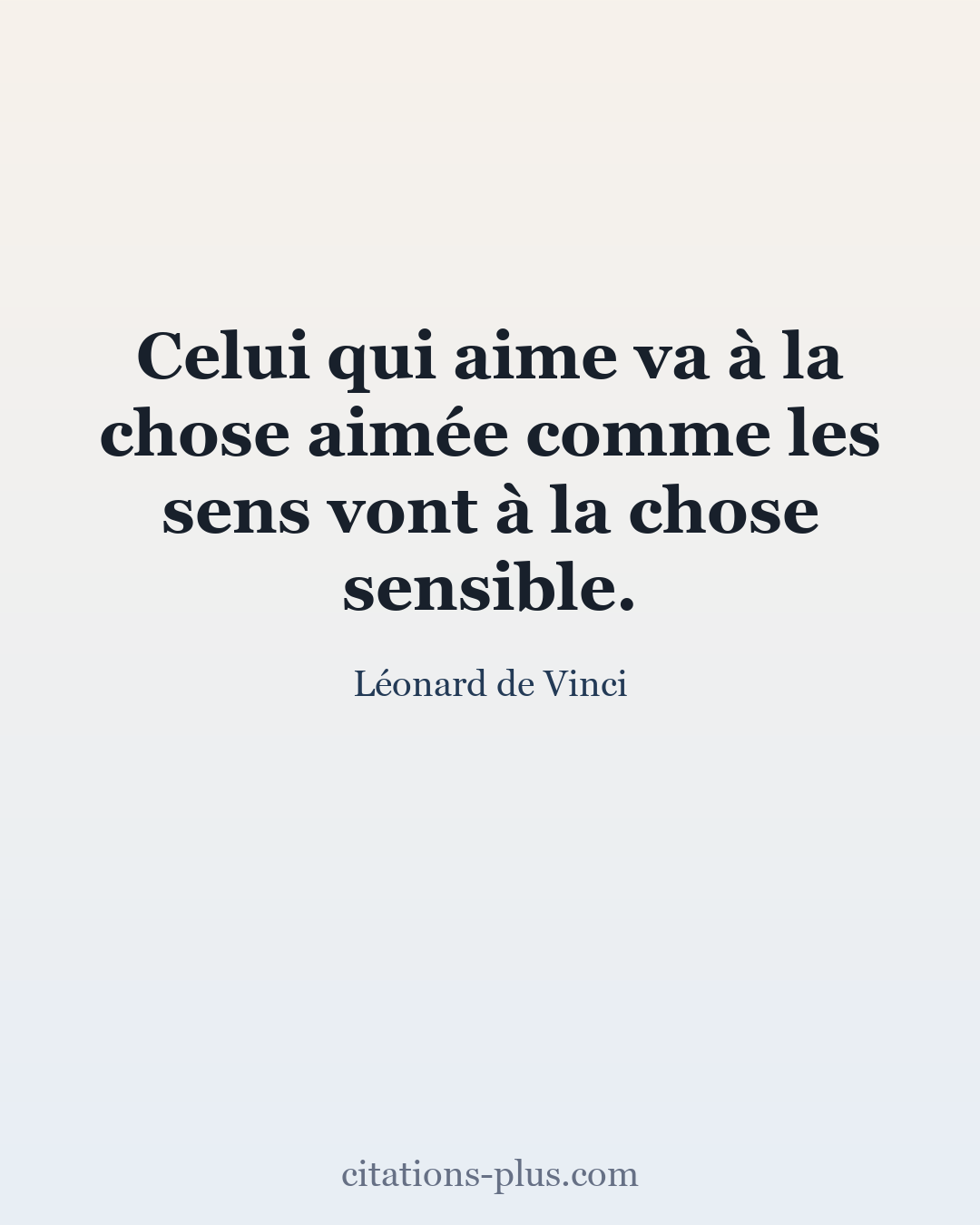 Carte Premium clair — Léonard de Vinci