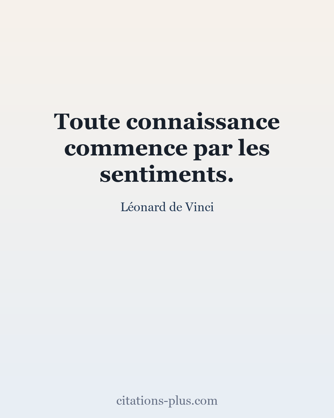 Carte Premium clair — Léonard de Vinci