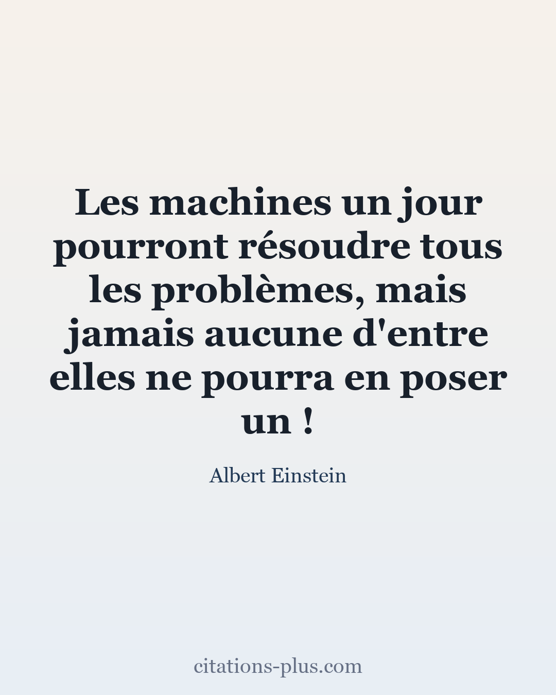 Carte Premium clair — Albert Einstein