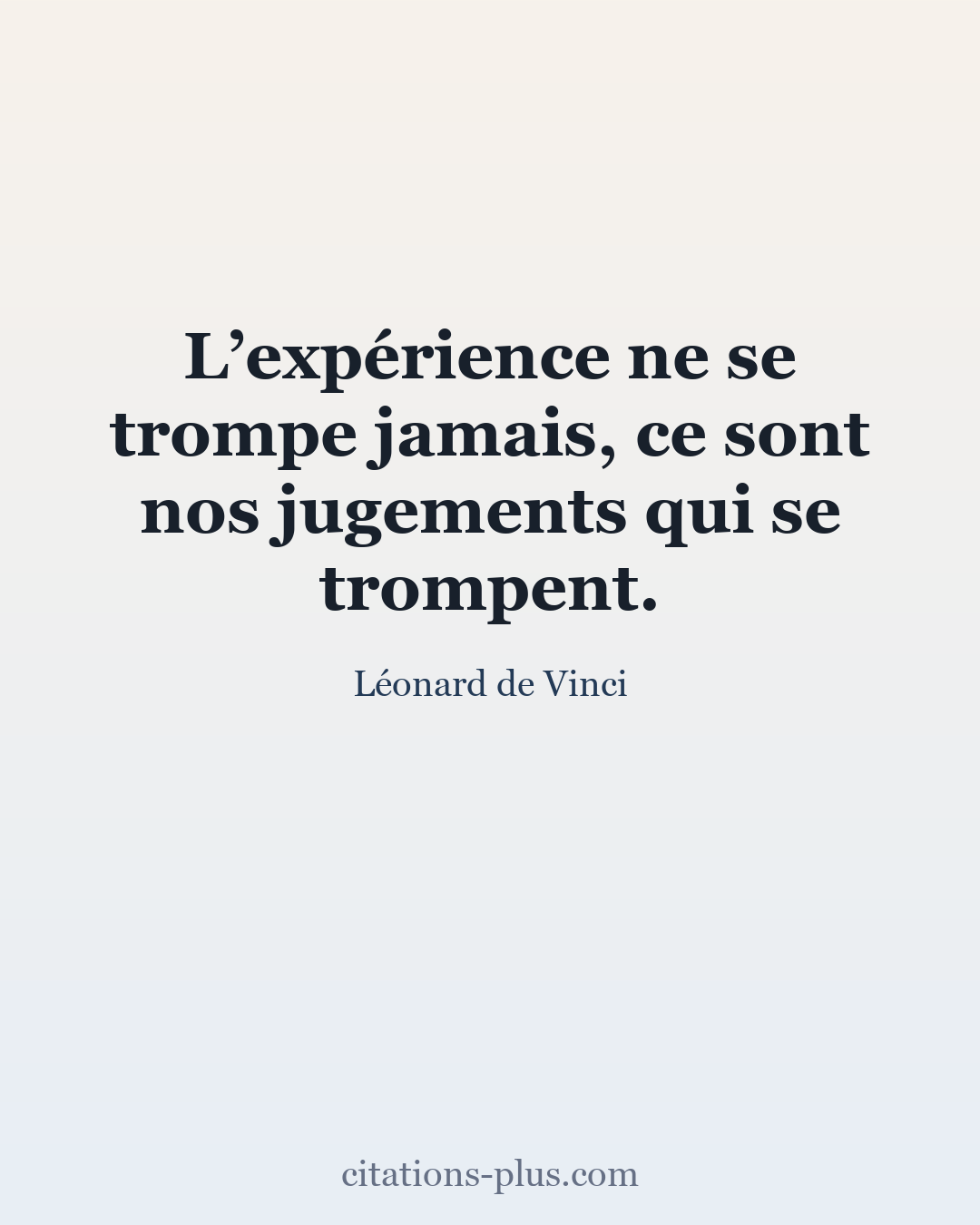 Carte Premium clair — Léonard de Vinci