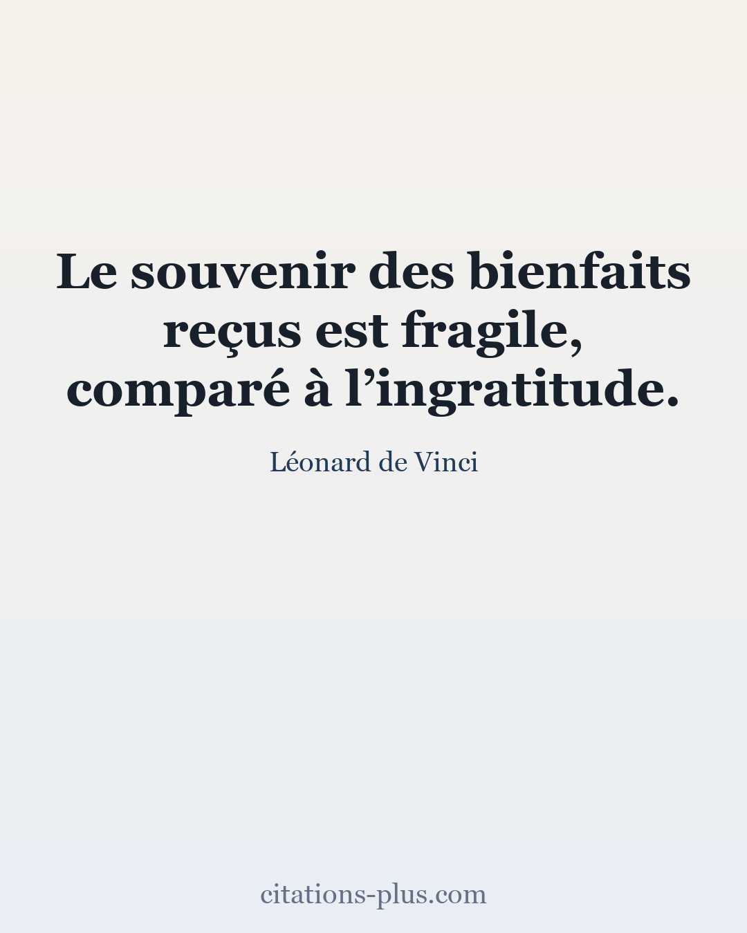 Carte Premium clair — Léonard de Vinci