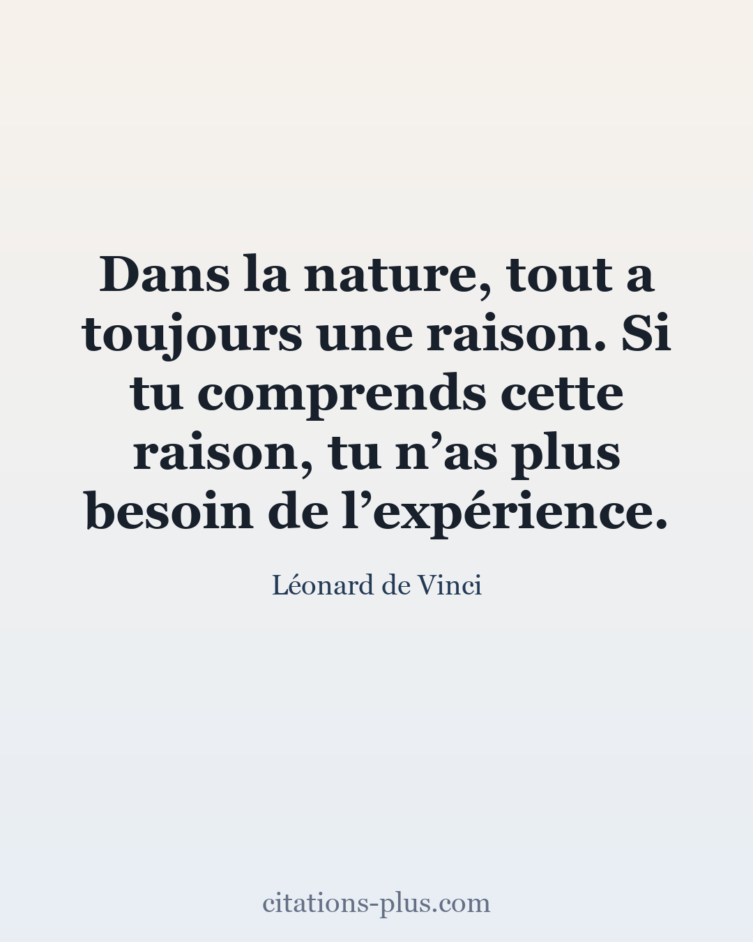 Carte Premium clair — Léonard de Vinci