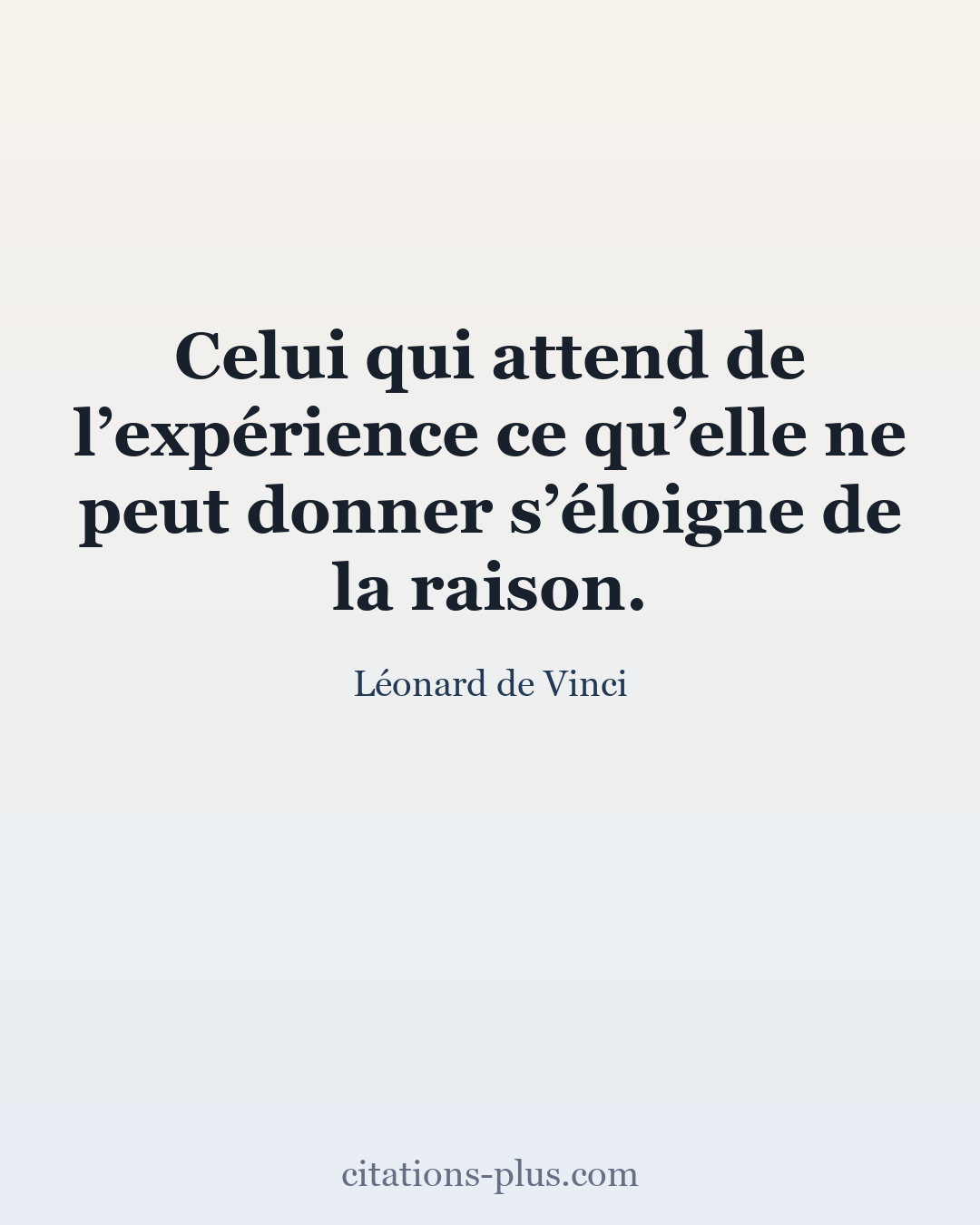 Carte Premium clair — Léonard de Vinci