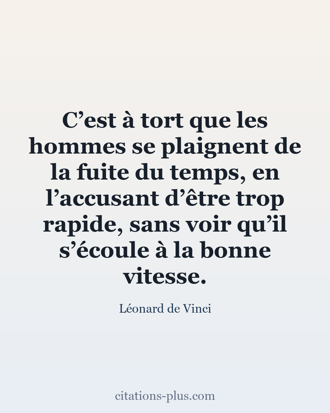 Carte Premium clair — Léonard de Vinci