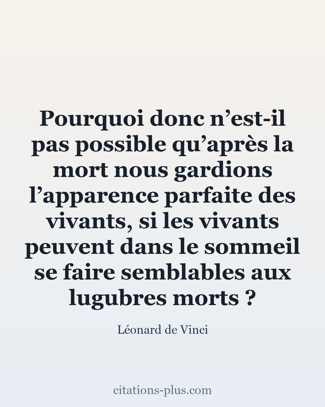 Carte Premium clair — Léonard de Vinci