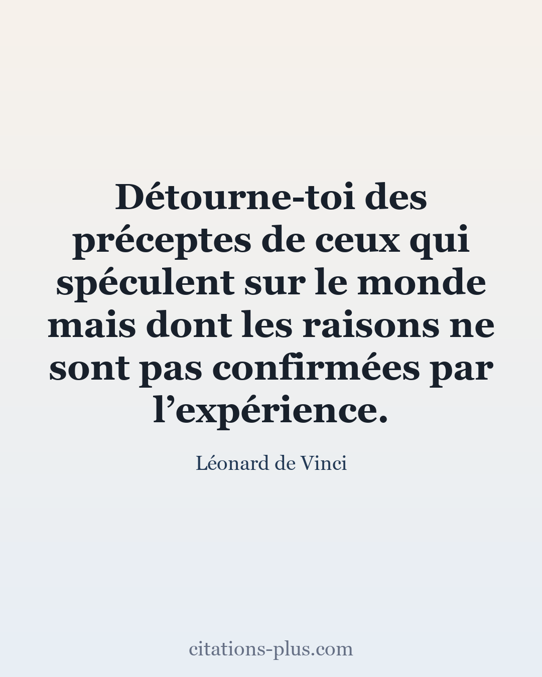 Carte Premium clair — Léonard de Vinci