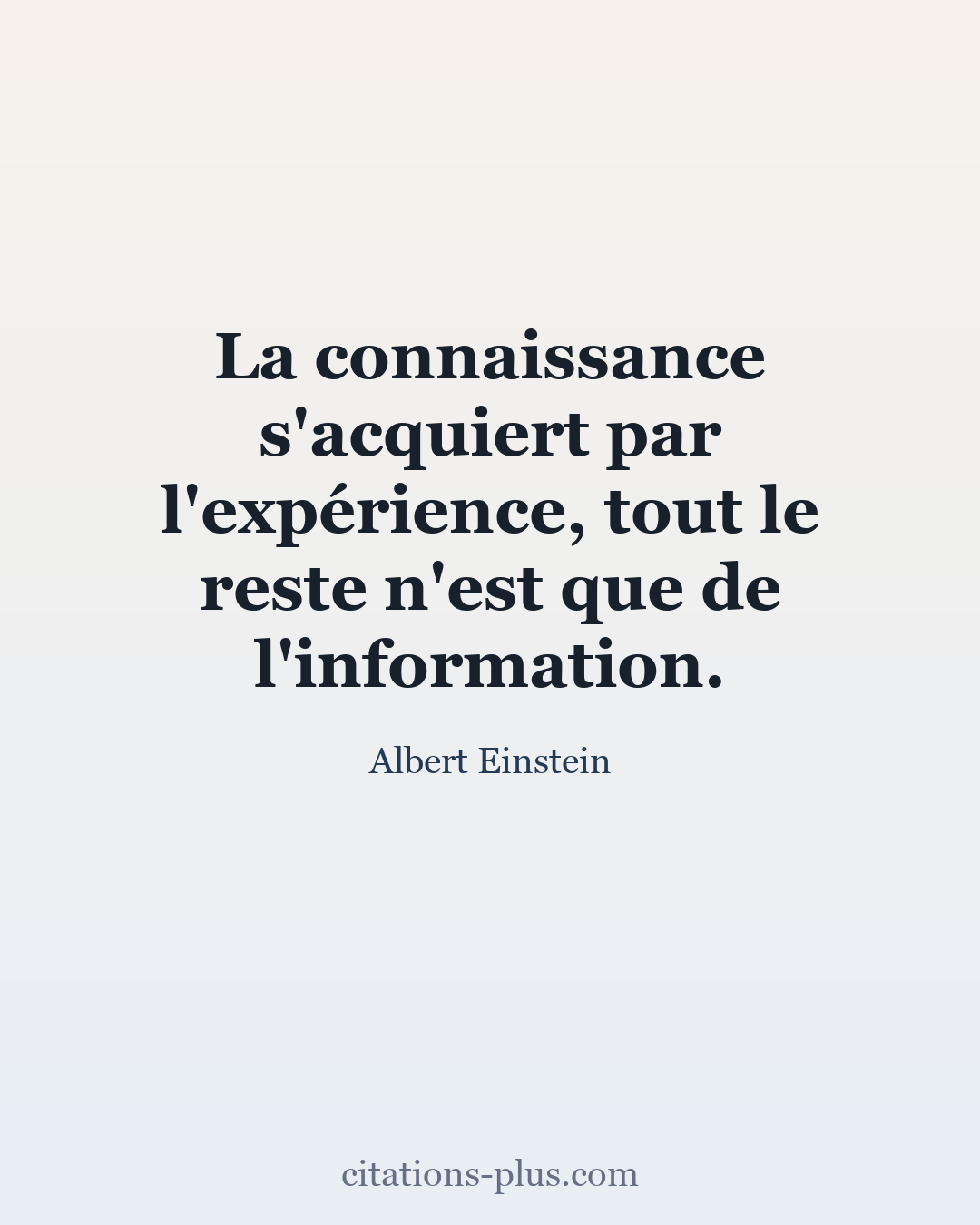 Carte Premium clair — Albert Einstein
