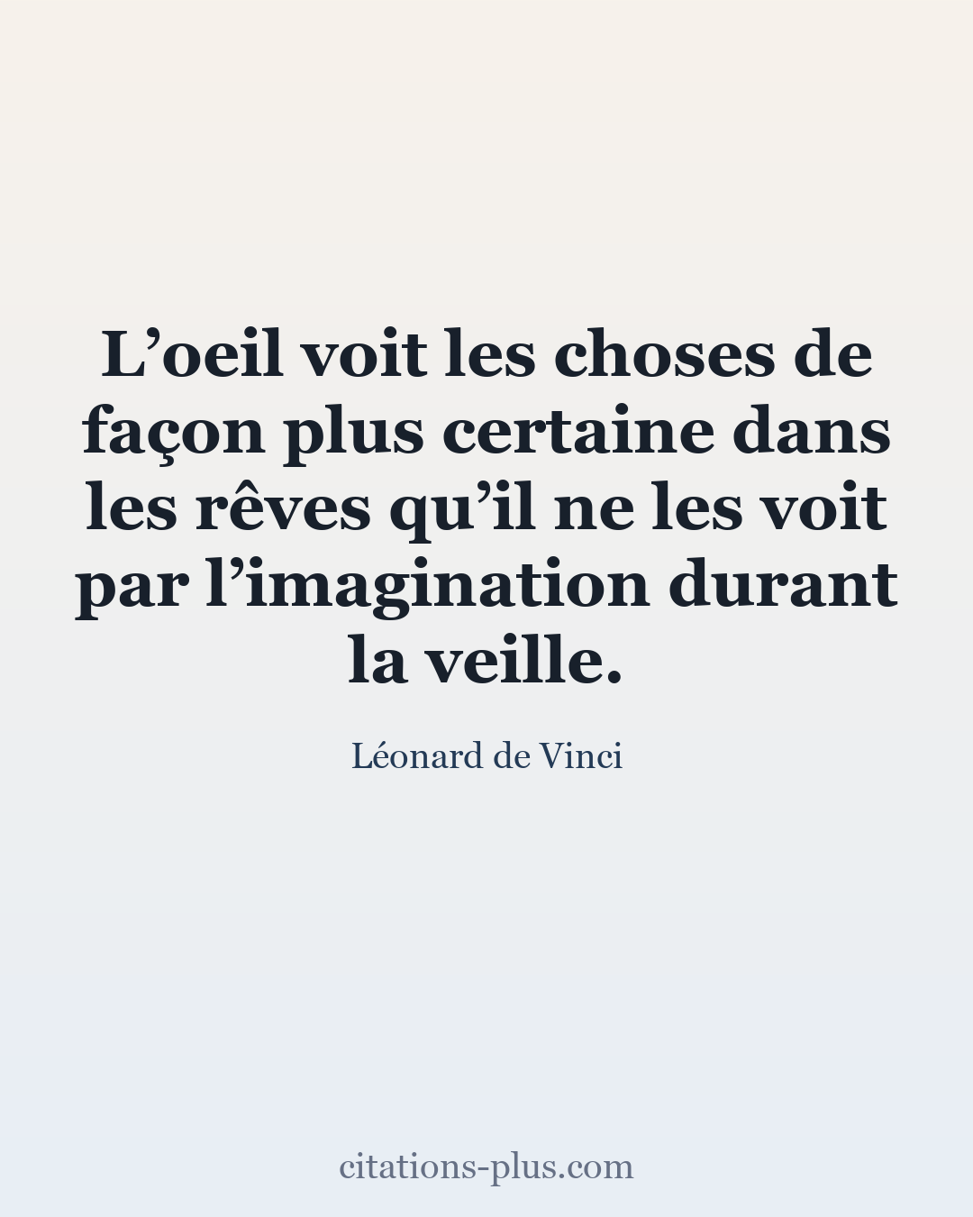 Carte Premium clair — Léonard de Vinci