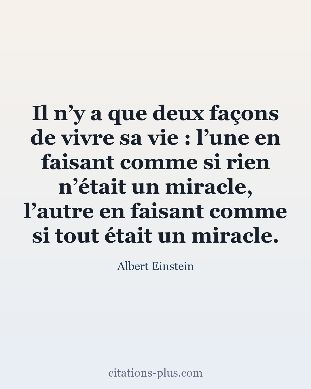 Carte Premium clair — Albert Einstein