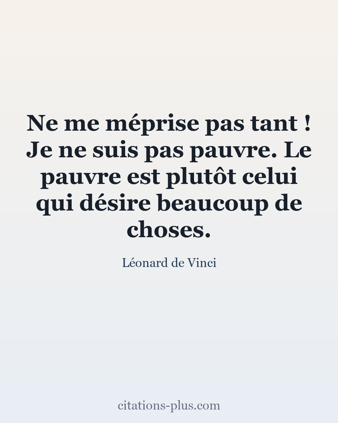 Carte Premium clair — Léonard de Vinci