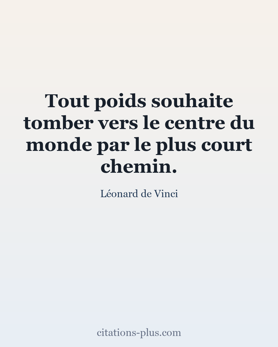 Carte Premium clair — Léonard de Vinci