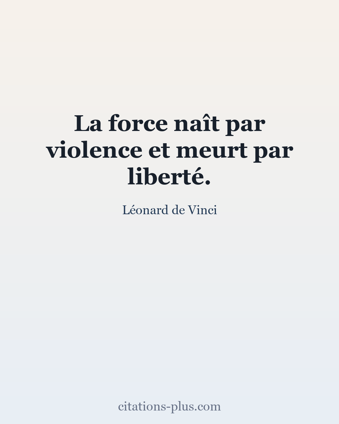 Carte Premium clair — Léonard de Vinci