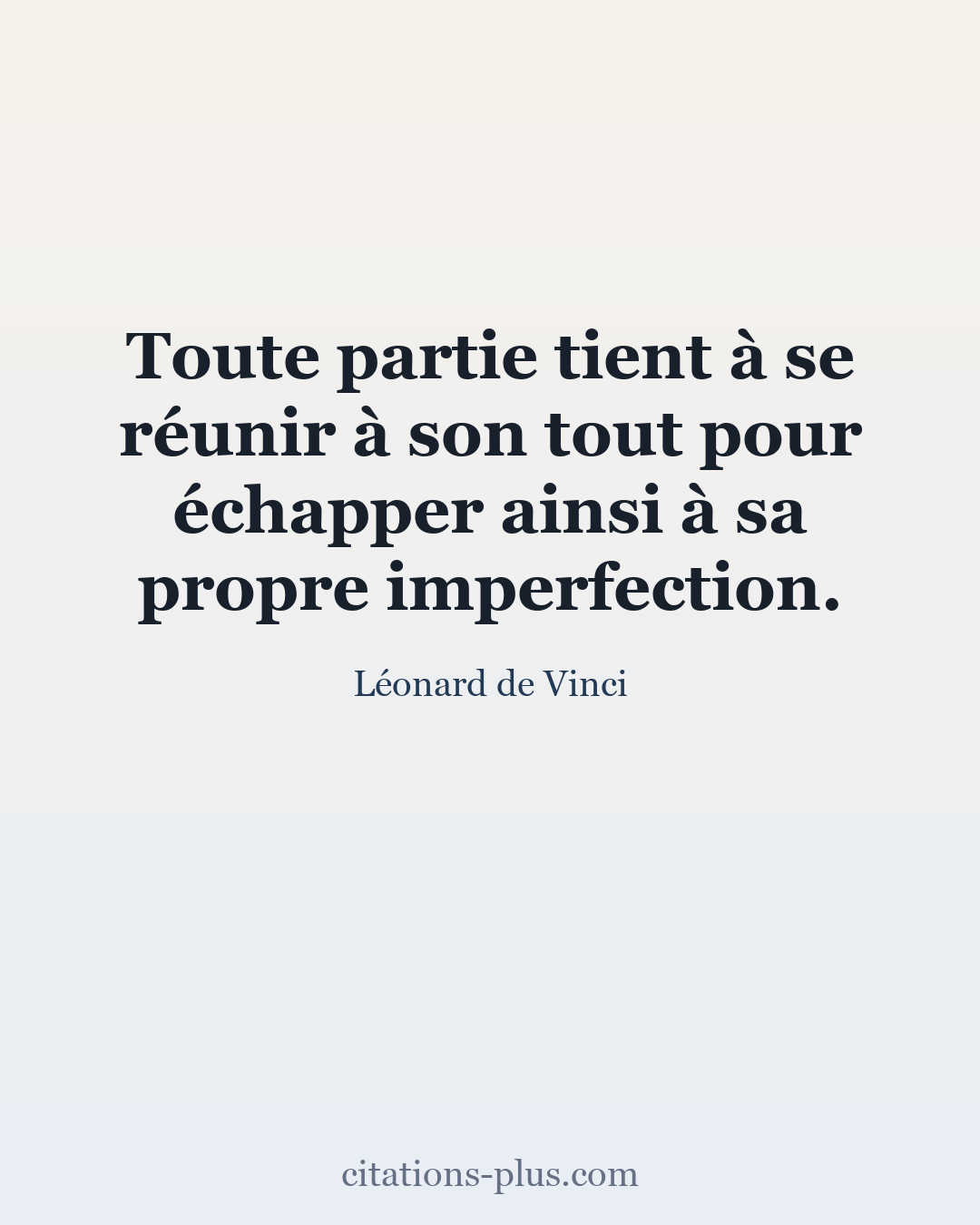 Carte Premium clair — Léonard de Vinci
