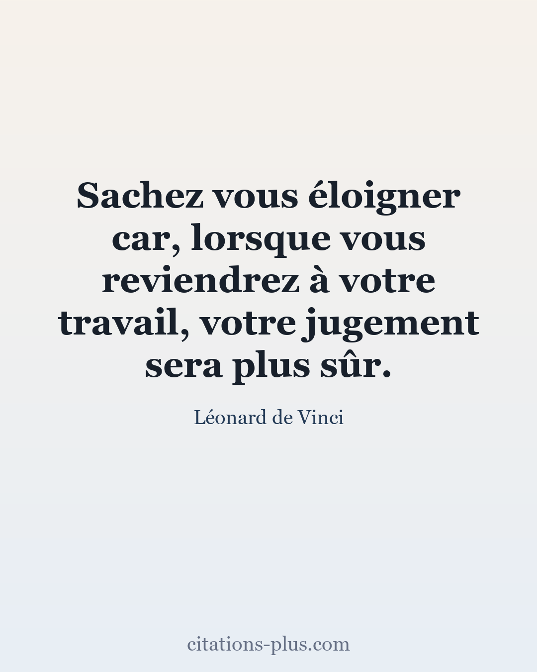 Carte Premium clair — Léonard de Vinci