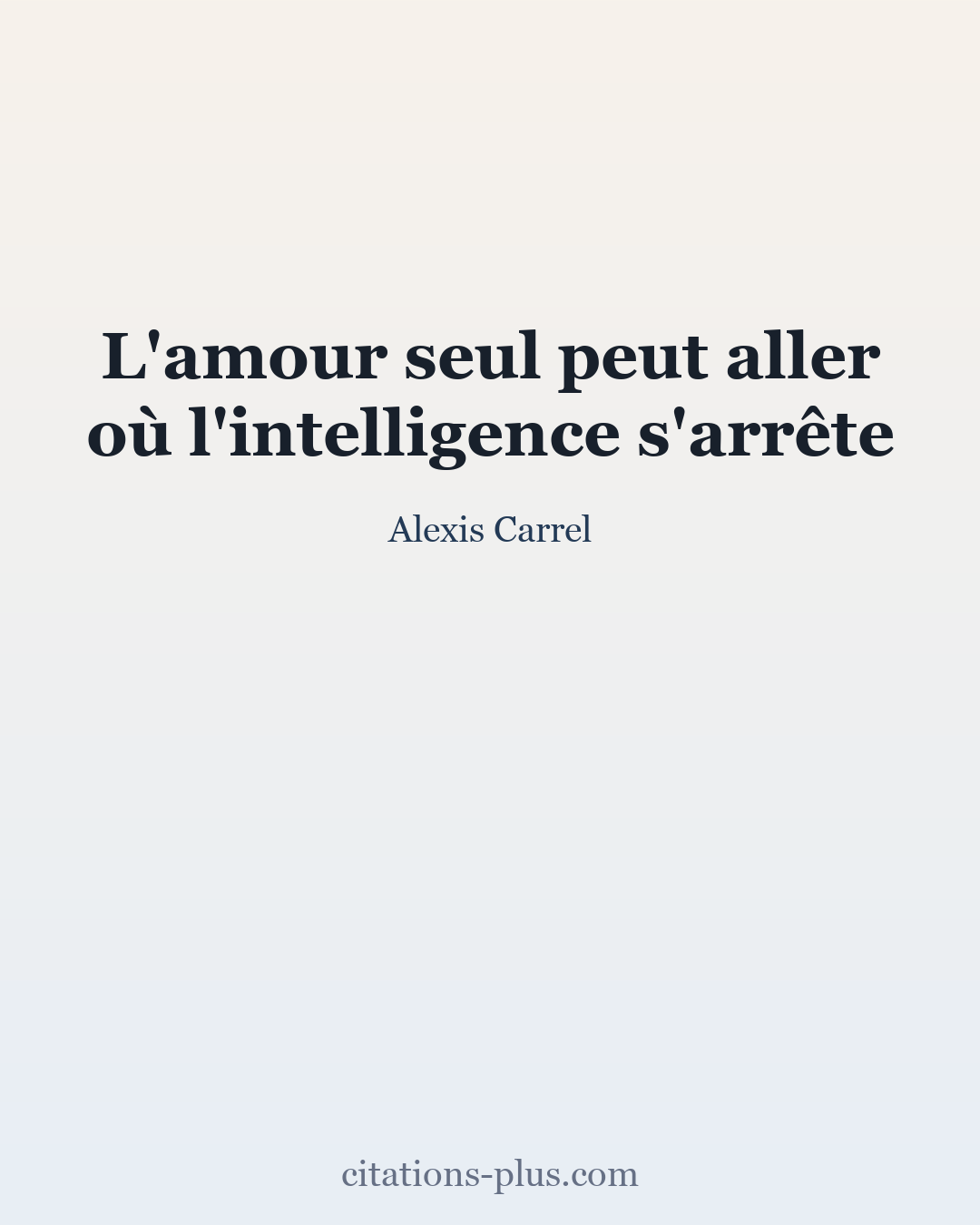 Carte Premium clair — Alexis Carrel