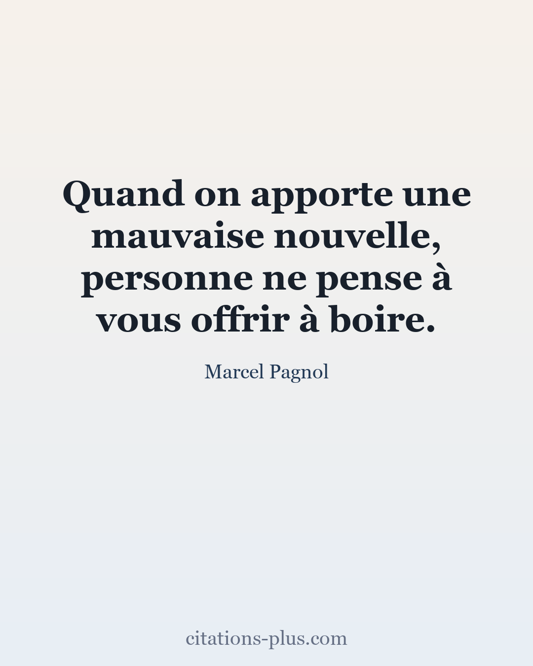 Carte Premium clair — Marcel Pagnol